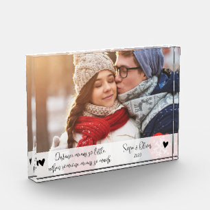 Bloc Photo Cadeaux Personnalisés pour Relations à Distance
