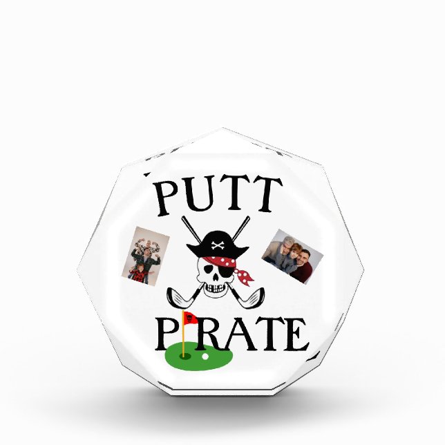 Bloc Photo Cadre photo de golf amusant - Cadeau personnalisé (Devant)