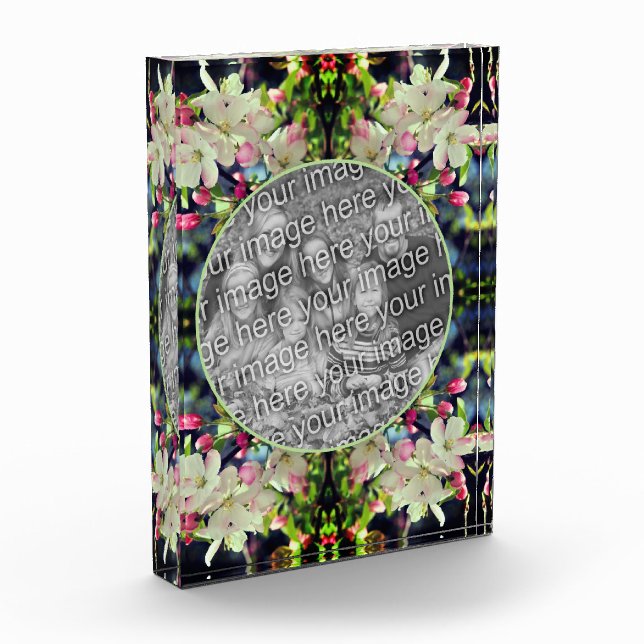 Bloc Photo Cadre Spring Crabappy Blossoms Ajouter Votre Cadre (Gauche)