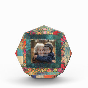 Bloc Photo Cadre vintage De Frontière Florale Pour Vos Photos
