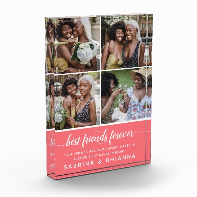 Bloc Photo Calligraphie moderne 'Meilleures amies pour toujou (Gauche)