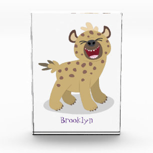 Bloc Photo Caricature amusante hyena riant illustration