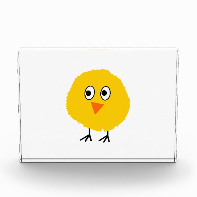 Bloc Photo Caricature au poulet mignon (Devant)