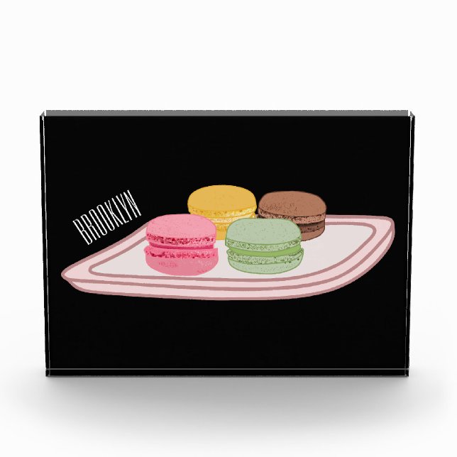 Bloc Photo Caricature de Macaron (Devant)