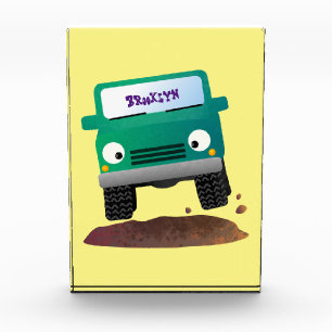Bloc Photo Caricature de voiture 4 X4 hors route