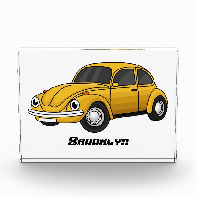 Bloc Photo Caricature de voiture classique (Devant)