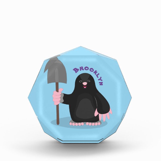 Bloc Photo Caricature mole joyeux (Devant)