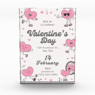 Bloc Photo Carte de vœux personnalisée pour la Saint-Valentin