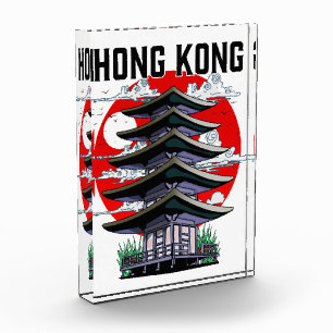 Bloc Photo Carte postale de Hong Kong