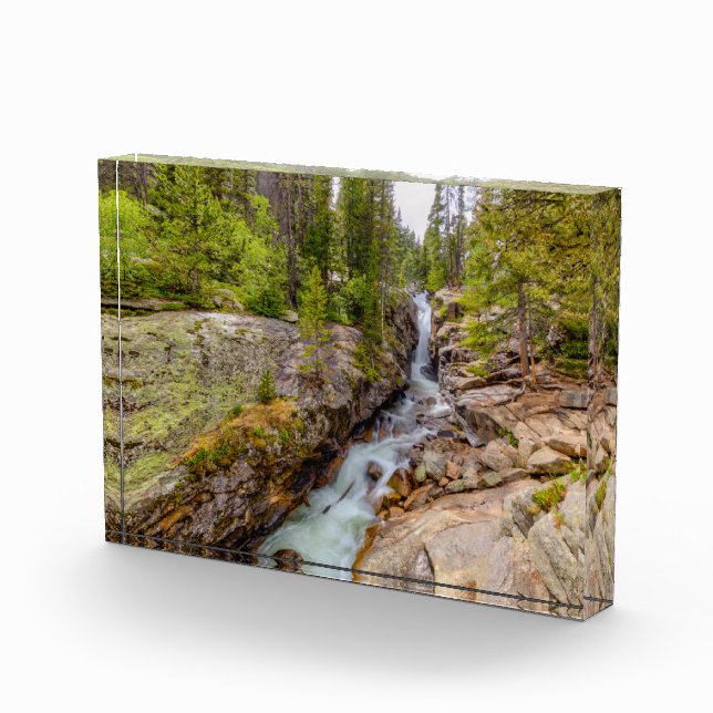 Bloc Photo Cascade de rivière et chute d'eau (Droite)