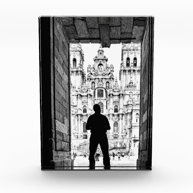Bloc Photo Cathédrale de Santiago de Compostela (Devant)
