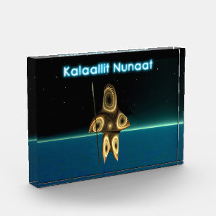 Bloc Photo Chasseur inuit fragile - Groenland