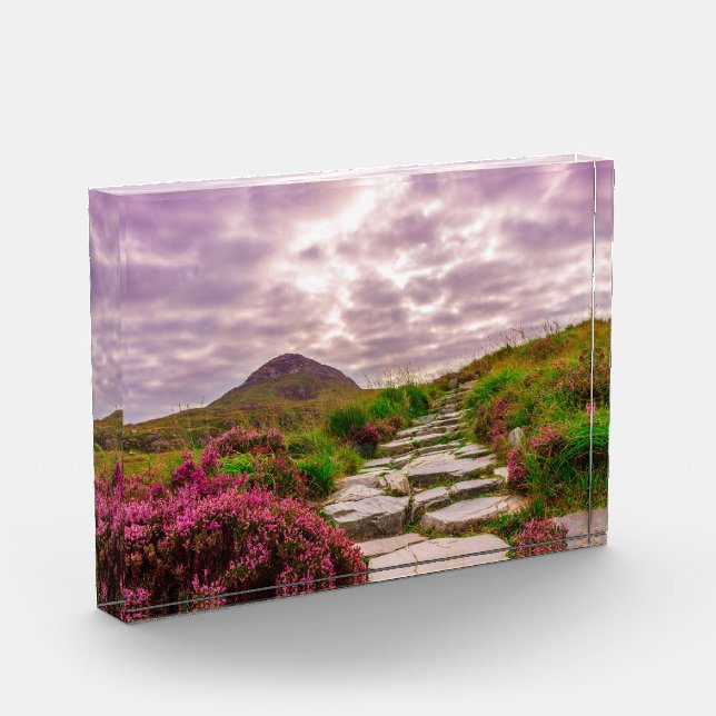 Bloc Photo Chemin vers le ciel de montagne (Gauche)