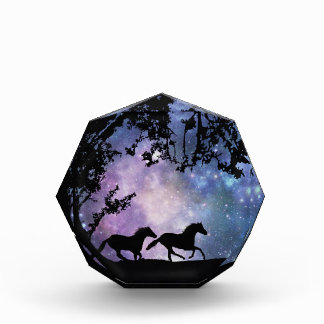 Bloc Photo Chevaux Courir au clair de lune