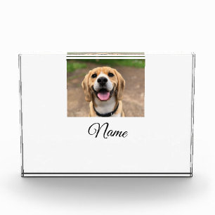 Bloc Photo Chien chat photo ajouter le nom de l'animal de com