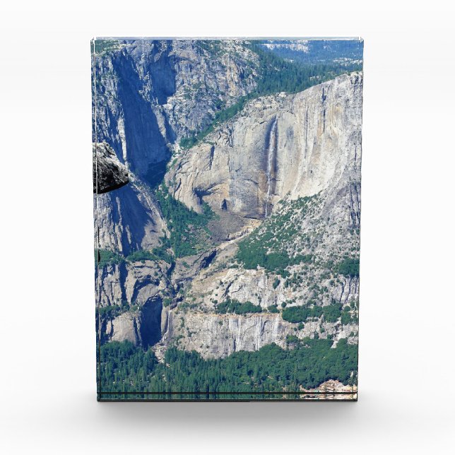 Bloc Photo Chutes de Yosemite depuis Glacier Point, CA (Devant)
