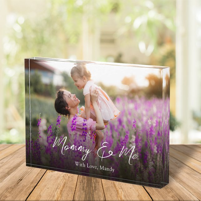 Bloc Photo Citation de la famille Maman Typographie Script (Créateur téléchargé)