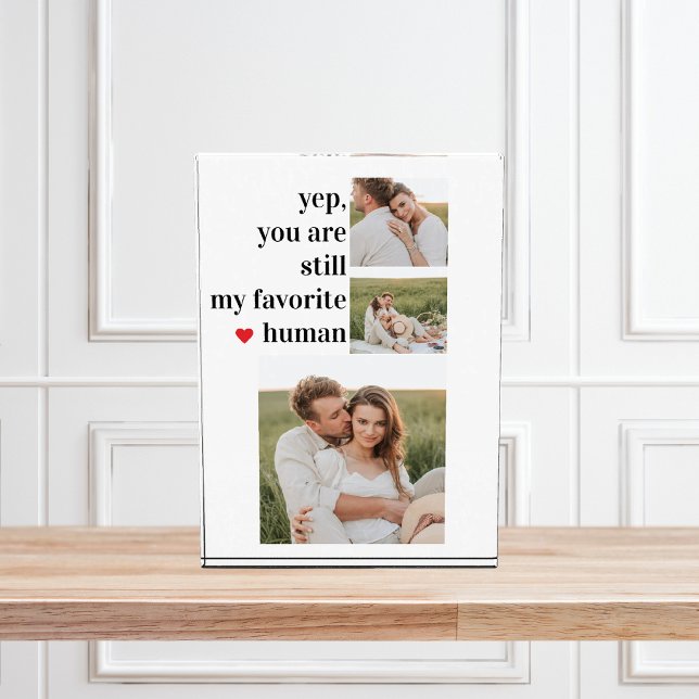 Bloc Photo Citation romantique du collage moderne (Créateur téléchargé)