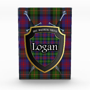 Bloc Photo Clan écossais Logan Tartan