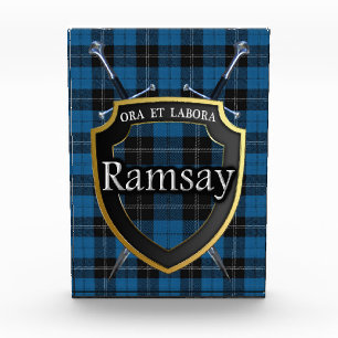 Bloc Photo Clan écossais Ramsay Tartan