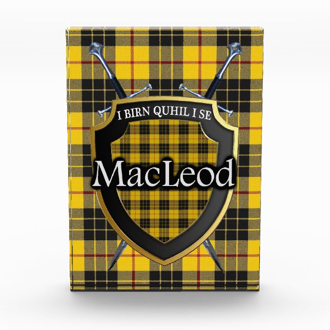 Bloc Photo Clan MacLeod Tartan (Devant)