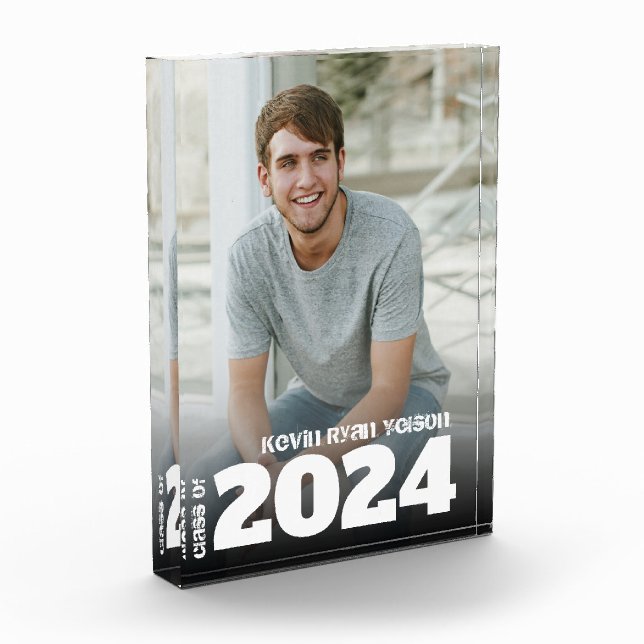 Bloc Photo Classe de Faire-part de diplôme moderne (Gauche)