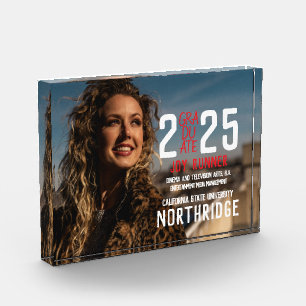 Bloc Photo Classe moderne audacieuse de 2025 Graduation Photo