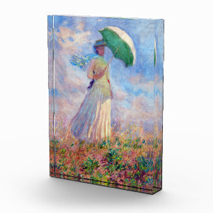 Bloc Photo Claude Monet - Femme avec un parasol face à droite