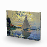 Bloc Photo Claude Monet - Voilier au Petit-Gennevilliers<br><div class="desc">Bateau à voile au Petit-Gennevilliers / Voilier au Petit-Gennevilliers - Claude Monet,  1874</div>