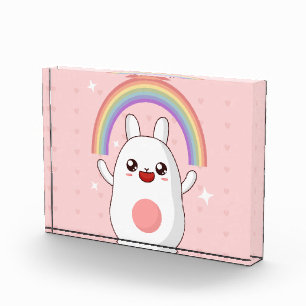 Bloc Photo Clipart arc-en-ciel de Kawaii