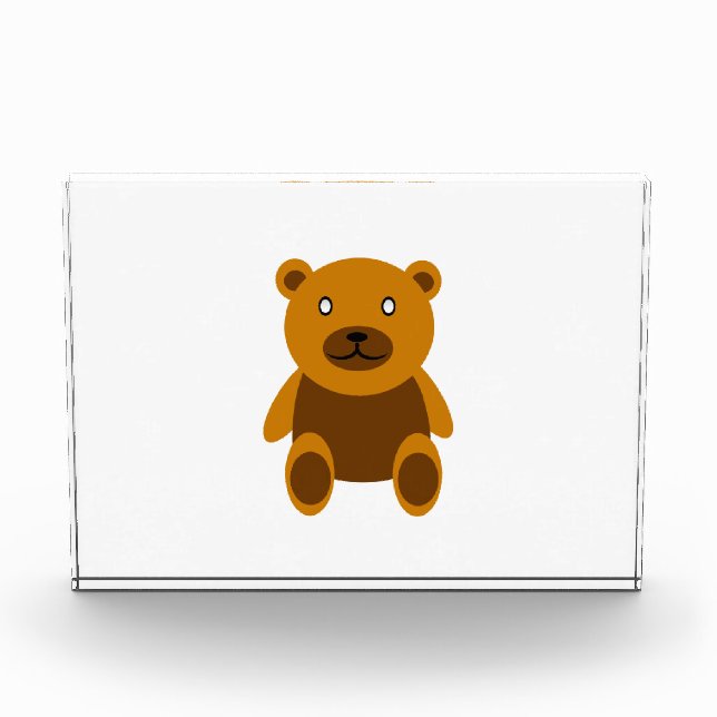 Bloc Photo Clipart Brown de nounours (Devant)