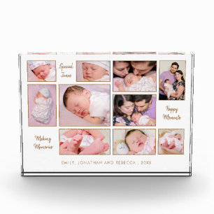 Bloc Photo Collage Citations Motivationnelles Noms Année 10