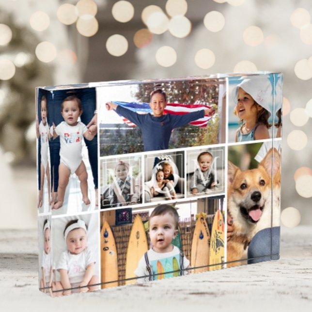 Bloc Photo Collage de 9 photos pour maman (Créateur téléchargé)