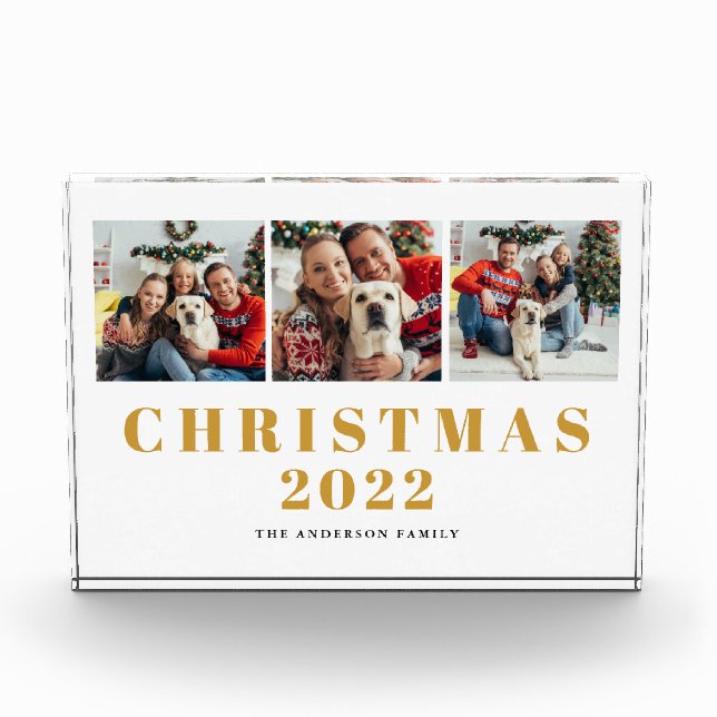 Bloc Photo Collage de Noël 2022 (Devant)