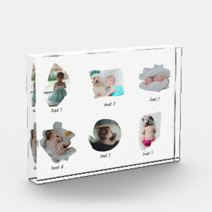 Bloc Photo Collage de photos de bébé moderne