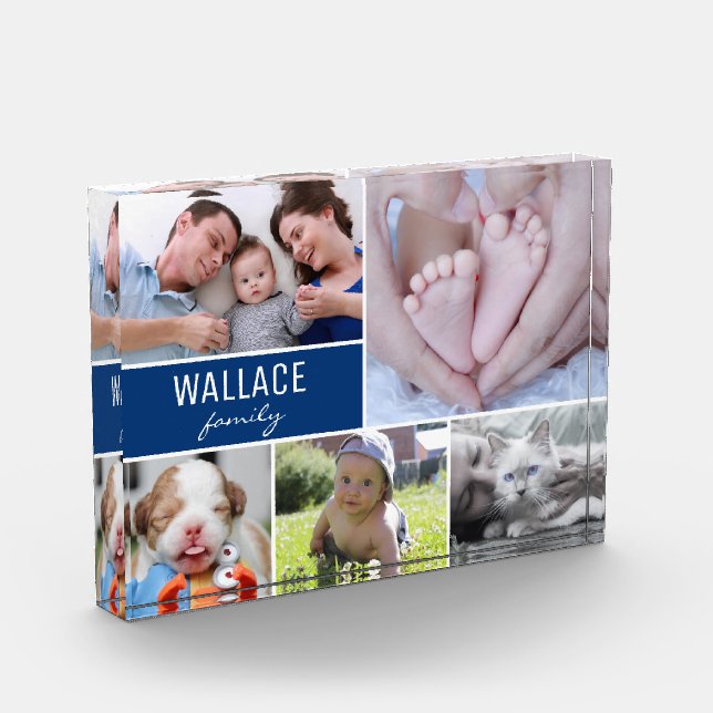 Bloc Photo Collage de photos familiales Plusieurs images (Gauche)