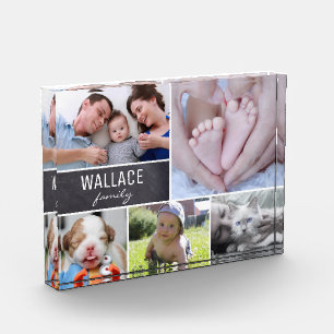 Bloc Photo Collage de photos multiples de la famille