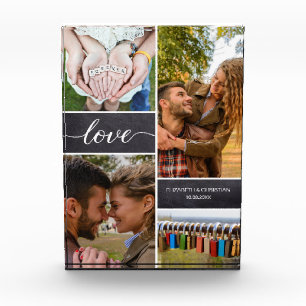 Bloc Photo Collage de photos personnalisé pour anniversaire a