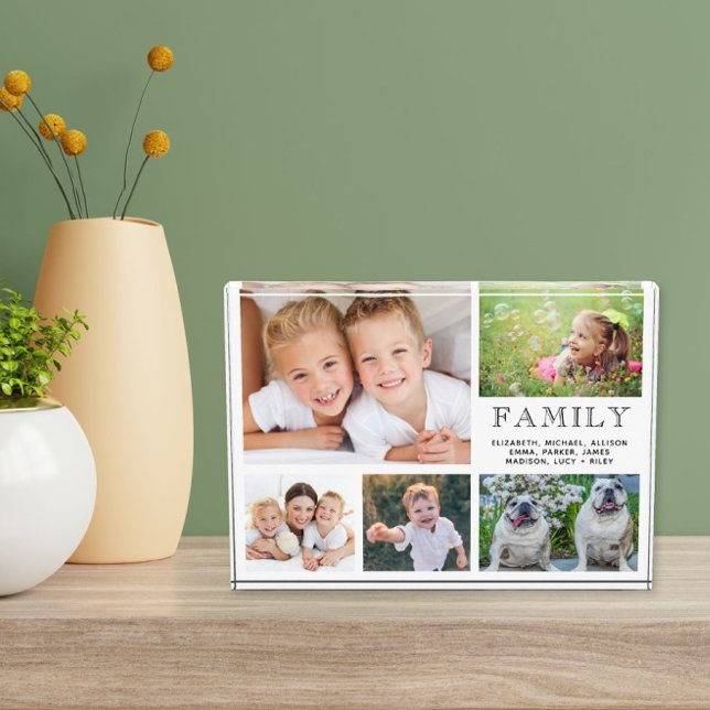 Bloc Photo Collage familial moderne (Créateur téléchargé)