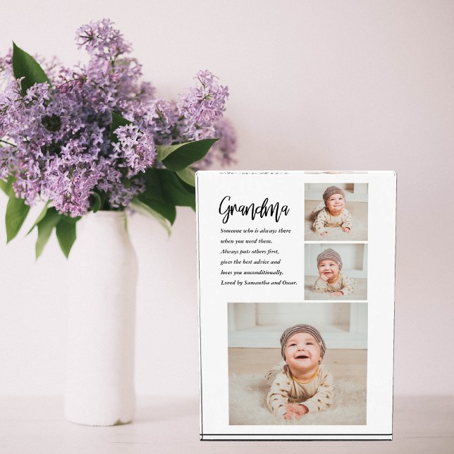 Bloc Photo Collage Photo & Meilleure grand-mère Jamais Meille (Créateur téléchargé)
