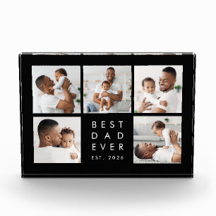 Bloc Photo Collage photo moderne du meilleur papa