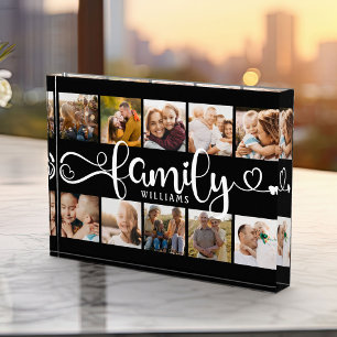 Bloc Photo Collection de script familial moderne Chic 10