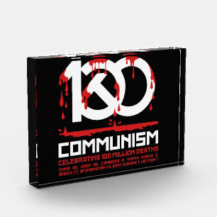 Bloc Photo Communisme, célébrant 100 millions de morts
