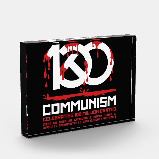Bloc Photo Communisme, célébrant 100 millions de morts (Gauche)