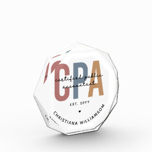 Bloc Photo Comptable Public Certifié CPA Retro