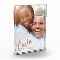 Copper Love Calligraphie Script Overlay