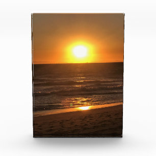 Bloc Photo Coucher de soleil à Newport Beach, Californie