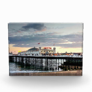Bloc Photo Coucher de soleil de Brighton Pier