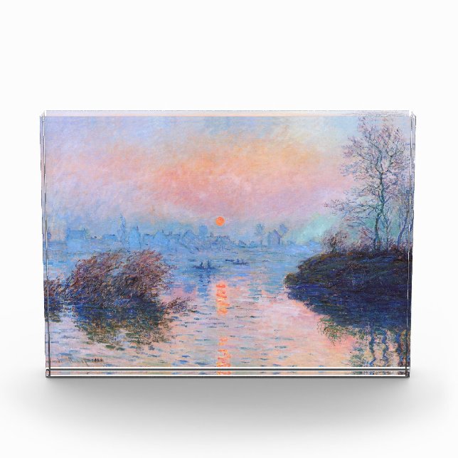 Bloc Photo Coucher de soleil sur la Seine Claude Monet (Devant)