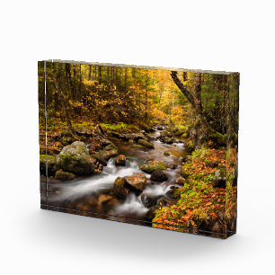 Bloc Photo Couleur d'automne Jefferson Brook   Montagnes blan